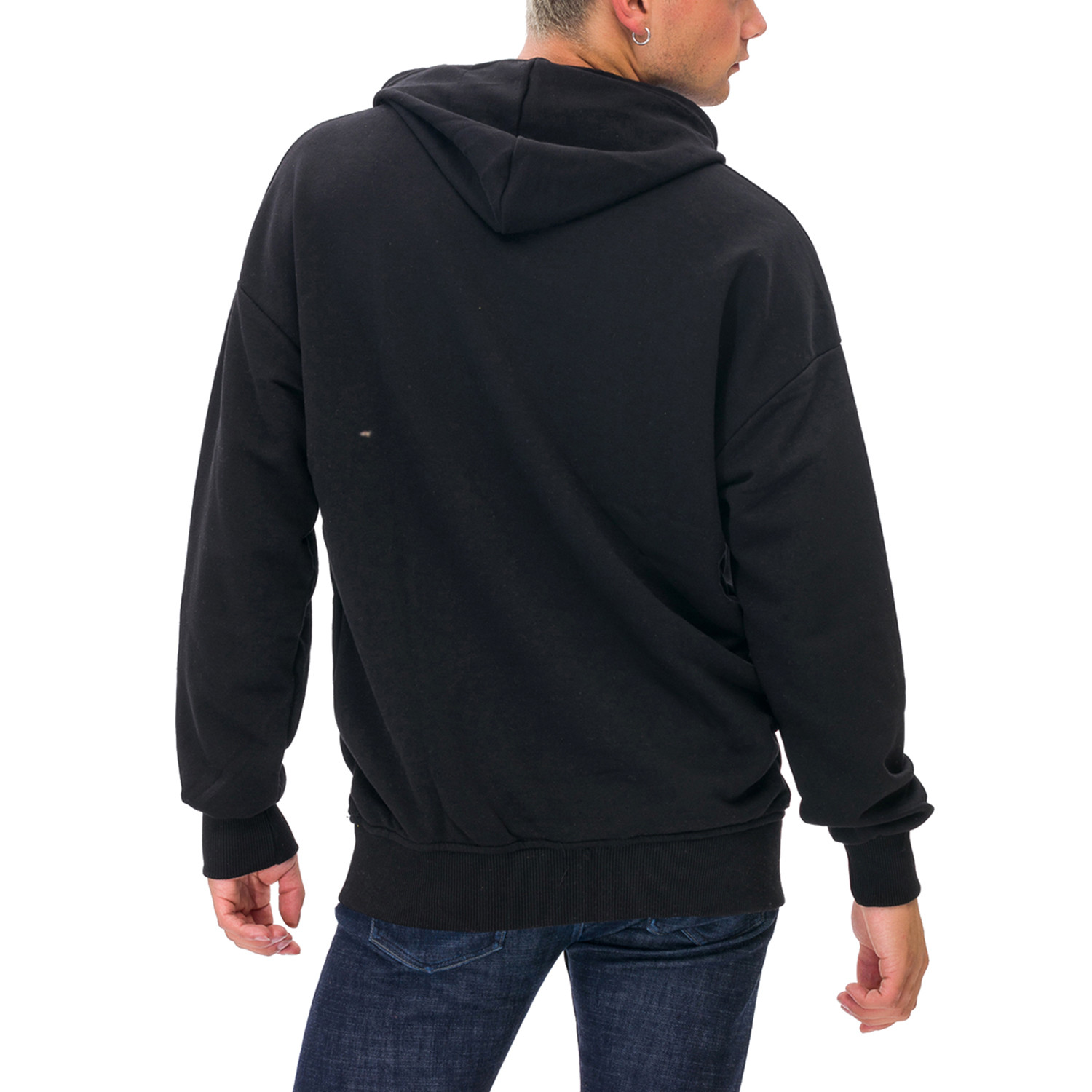 Charles Hoodie + Kangaroo Pocket // Black (Medium) - Tom Barron - Touch ...