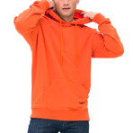 Charles Hoodie + Kangaroo Pocket // Orange (Medium)