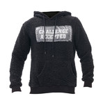 William Plush Hoodie Pullover + Aplique // Black (Medium)