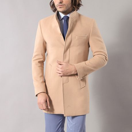 Scot Slim Fit Coat // Beige (Euro: 44)