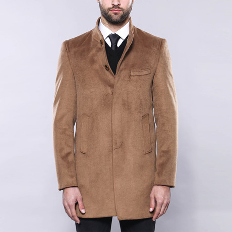 Tahoe Slim Fit Coat // Tobacco (Euro: 48)