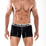 Fitted Boxer Short // Black (XL)