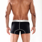 Fitted Boxer Short // Black (S)