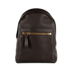 Leather Backpack // Dark Brown