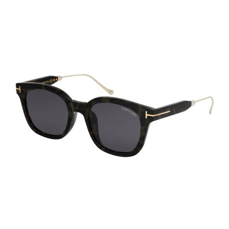 Women's FT542 Sunglasses // Dark Tortoise + Black