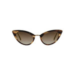 Women's Grace Sunglasses // Brown + Brown Mirror