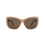 Women's Lindsay Sunglasses // Brown Pink + Brown