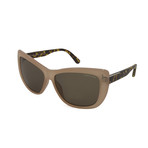 Women's Lindsay Sunglasses // Brown Pink + Brown