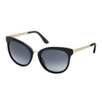 Women's Emma Sunglasses // Black + Blue