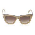 Tom Ford // Women's Celina Sunglasses // Brown + Brown