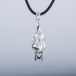 Bat Pendant // Silver