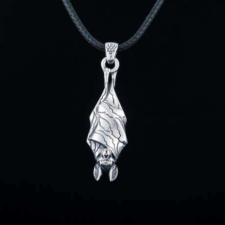 Bat Pendant // Silver