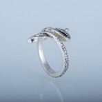 Tiny Snake Ring // Silver (7)