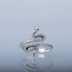 Tiny Snake Ring // Silver (7)