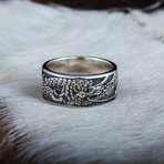 Animal Collection // Dragon Ring // Silver (8.5)