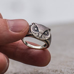 Owl Ring // Silver (8)