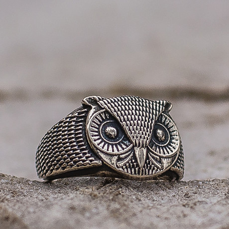 Owl Ring // Silver (5)