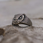 Owl Ring // Silver (8)