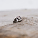 Owl Ring // Silver (8)