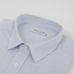 Glasgow Striped Shirt // Light Blue (XL)