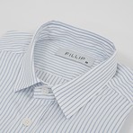 Manchester Striped Shirt // Blue (XL)