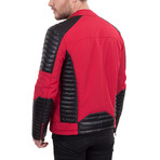 Asher Jacket // Red + Black (Euro: 48)