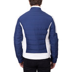 Lucas Jacket // White + Blue (Euro: 48)