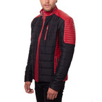 Lucas Jacket // Red + Black (Euro: 48)