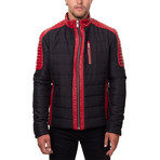 Lucas Jacket // Red + Black (Euro: 48)