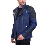 Asher Jacket // Sax + Navy (Euro: 48)