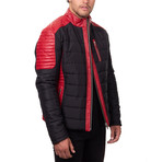 Lucas Jacket // Red + Black (Euro: 48)