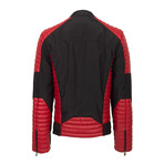 Asher Jacket // Black + Red (Euro: 48)