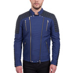 Asher Jacket // Sax + Navy (Euro: 48)