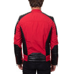 Asher Jacket // Red + Black (Euro: 48)