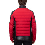 Lucas Jacket // Black + Red (Euro: 48)