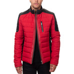 Lucas Jacket // Black + Red (Euro: 48)