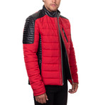 Lucas Jacket // Black + Red (Euro: 48)