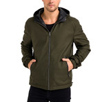 Justin Jacket // Black + Khaki (S)