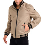 Marino Jacket // Black + Beige (S)