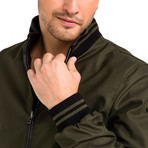 Marino Jacket // Black + Khaki (S)