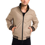 Marino Jacket // Black + Beige (S)