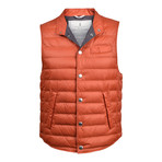 Puffer Vest // Orange (XS)