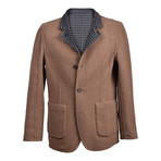 Two-Tone Reversible Jacket // Brown + Gray (Euro: 50)