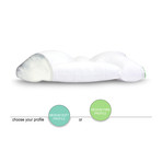 Sleep Yoga // Dual Position Pillow // Medium Firm // Cotton Cover Included
