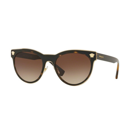 Men's Medusa Phantos Sunglasses // Dark Havana Brown