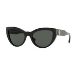 Women's Medusa Cat Eye Sunglasses // Black