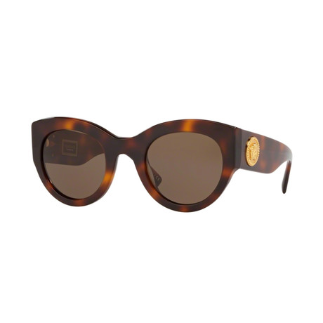 Women's Medusa Cat Eye Sunglasses // Brown