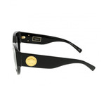 Women's Medusa Cat Eye Sunglasses // Black