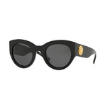 Women's Medusa Cat Eye Sunglasses // Black