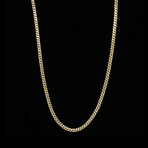 Hollow 14K Gold Miami Cuban Link Chain Necklace // 3mm // Yellow (18" // 5.3g)